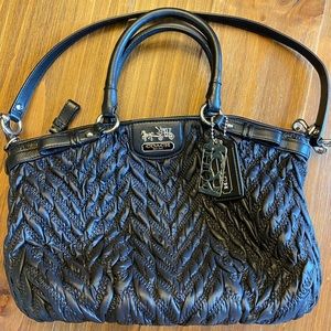 Black Coach Satchel Purse